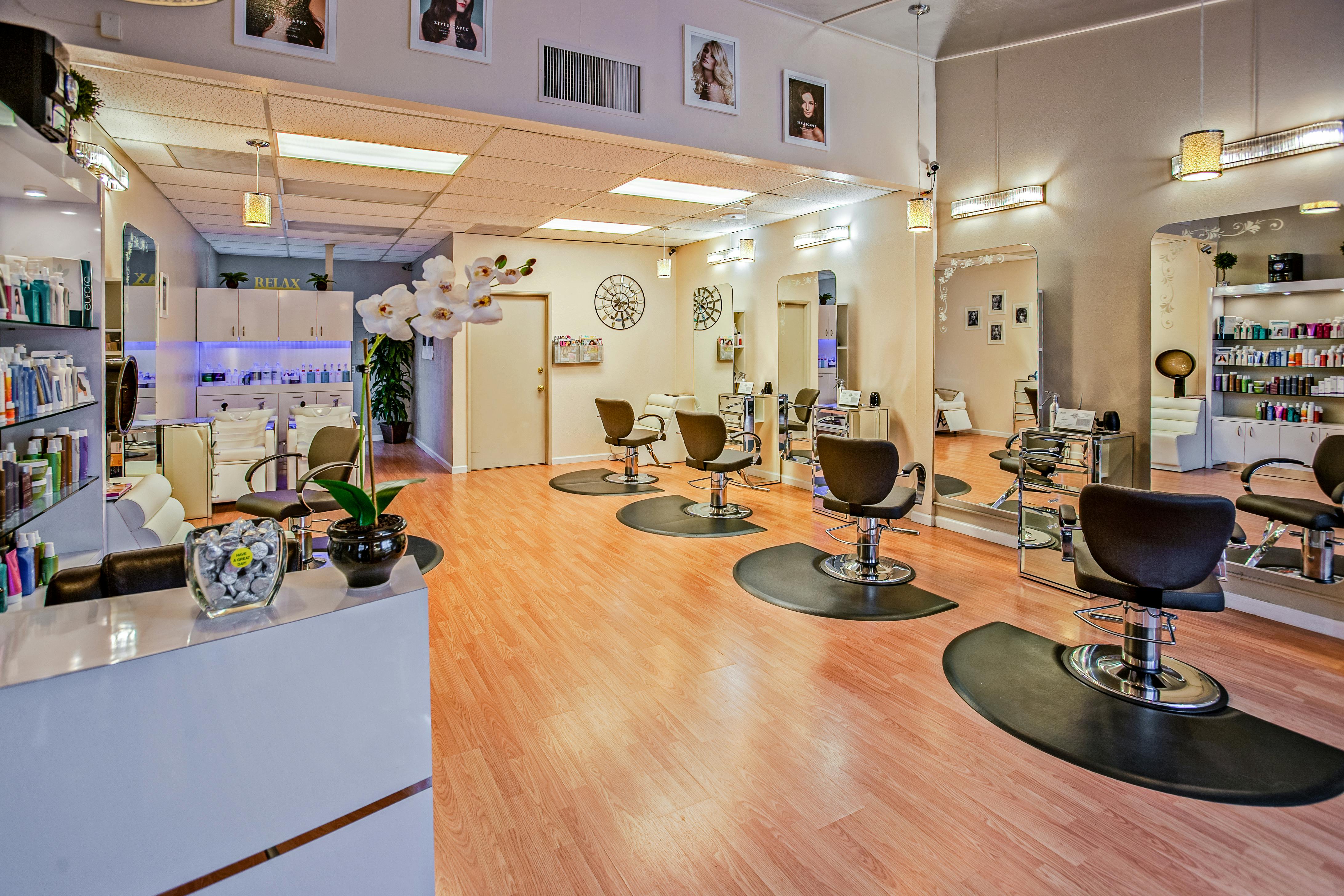 Galaxy Beauty Academy professional studio workspace interior